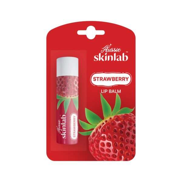 Strawberry Lip Balm Front 2